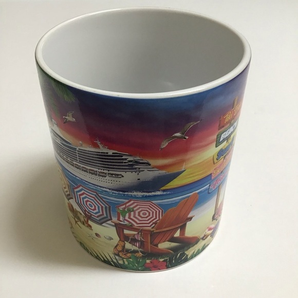 Key West Florida Coffee Mug Southernmost Point Wraparound Graphic Souvenir NEW - Picture 15 of 15